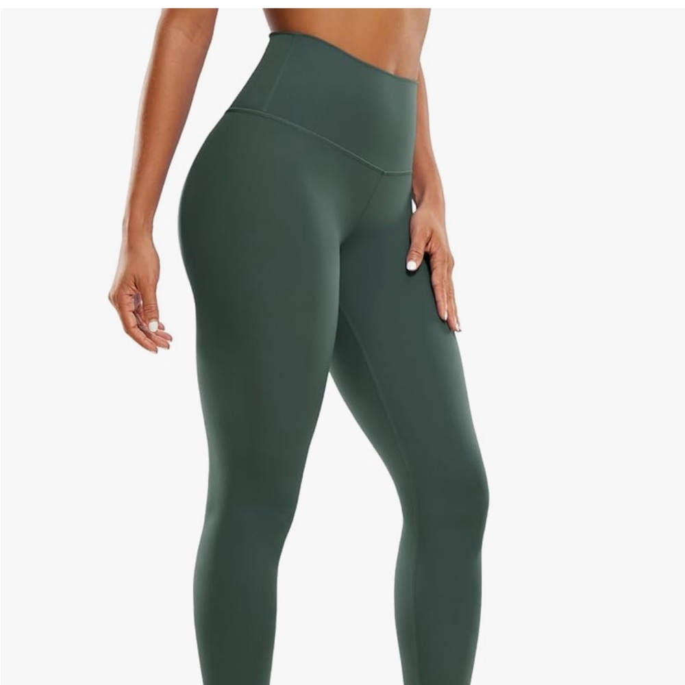 CRZ YOGA High-Waisted Green Leggings